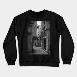 Back Street in Rovinj Old Town, Croatia Crewneck Sweatshirt